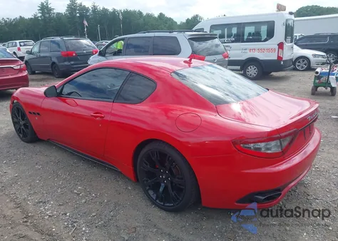 2014 Maserati Granturismo Mc/Sport from USA, damaged, VIN ZAM45VLA3E0083298